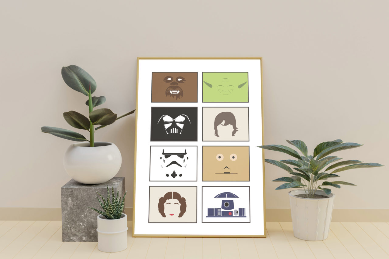 star wars illustration minimaliste