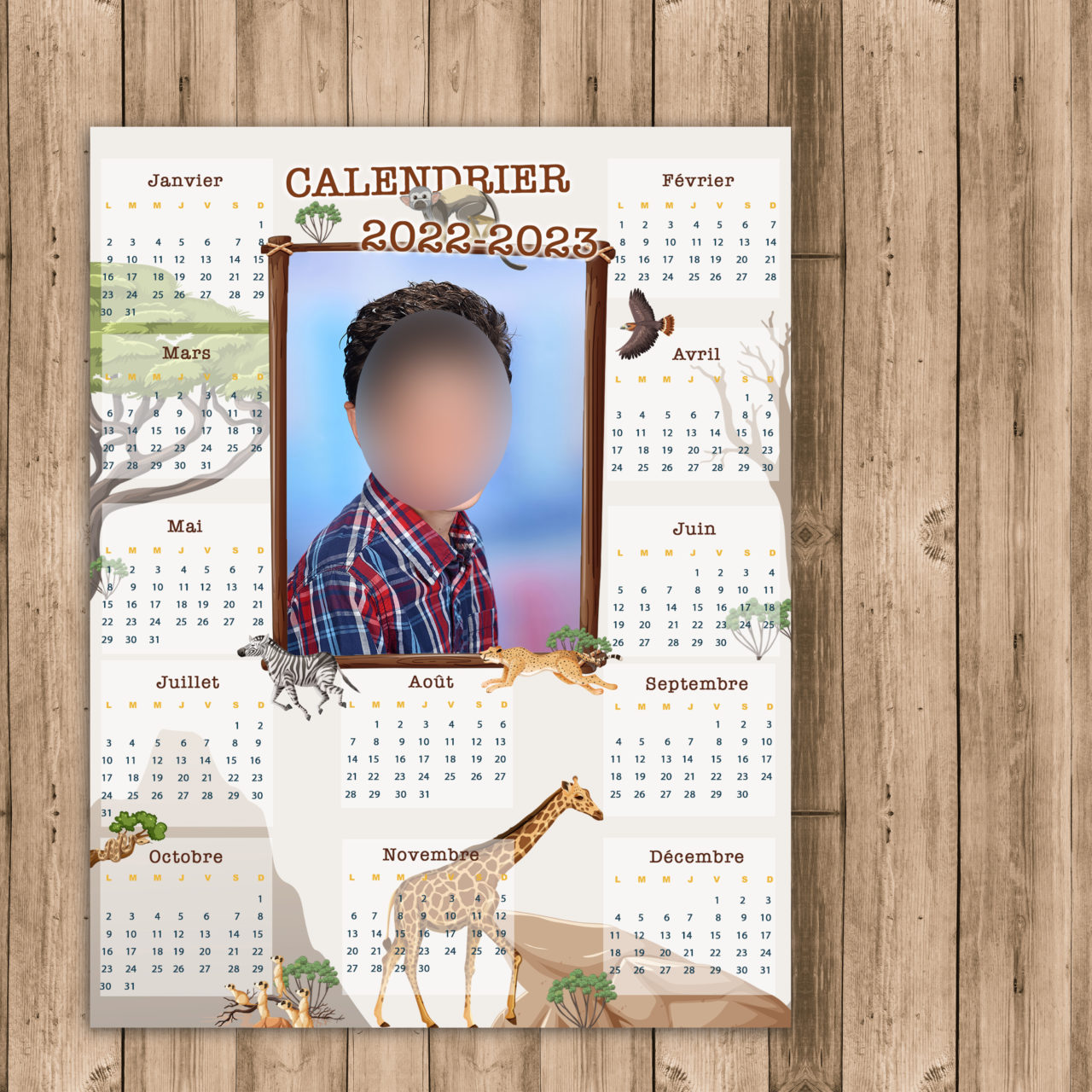 calendrier personnalisable